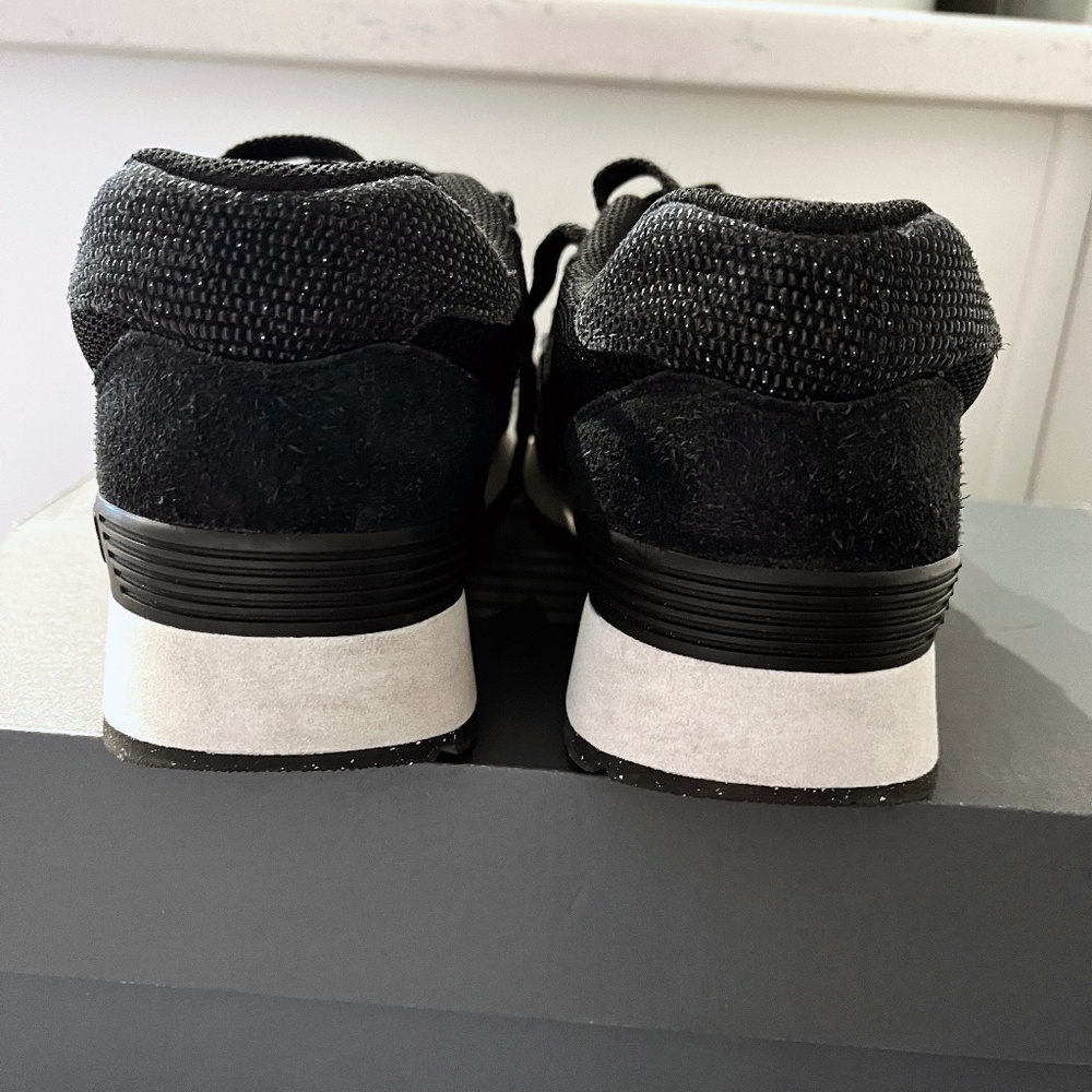 New Balance 515 Women's Lace-up Black Sneakers with Glitter/Sparkle Accents - Picture 7 of 13